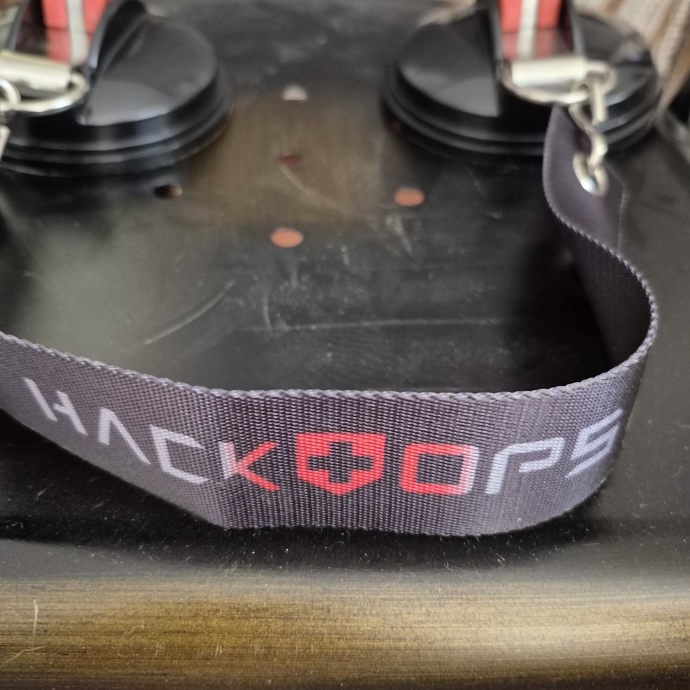 Black and Red Storage Strap. Glass Suction Tool Automotive. Like New.